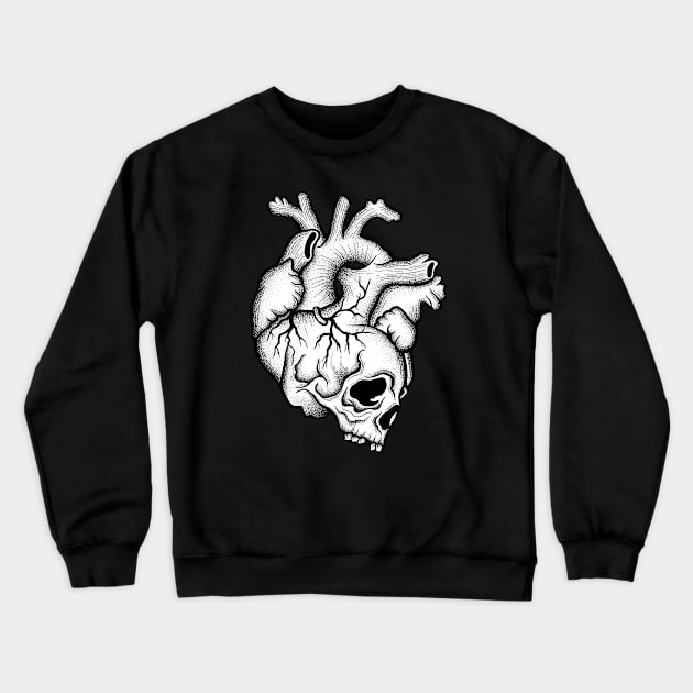 Love is Death Crewneck Sweatshirt by melaniepetersonart